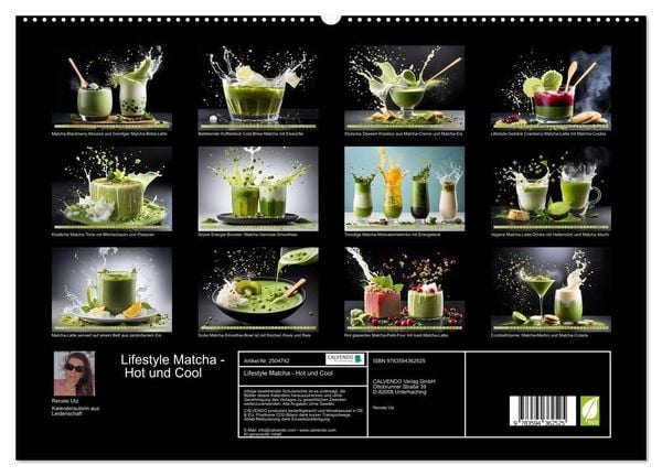 Produktbild: Lifestyle Matcha - Hot und Cool (Wandkalender 2027 DIN A2 quer), CALVENDO Monatskalender