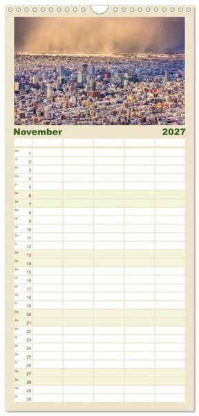 Produktbild: Familienplaner 2027 - Japan - Im Land der aufgehenden Sonne. mit 5 Spalten (Wandkalender, 21 x 45 cm) CALVENDO
