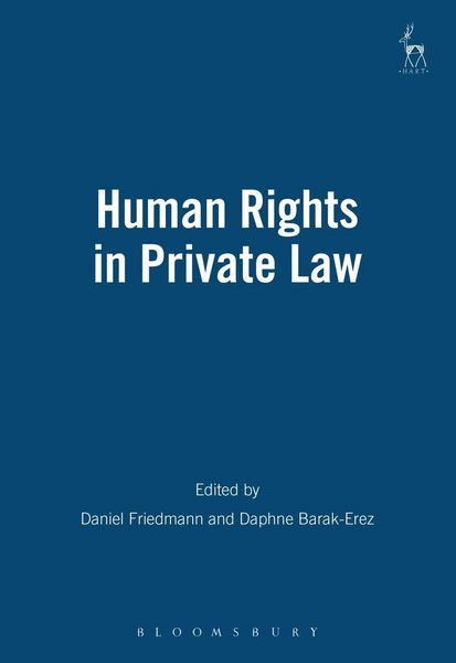 Produktbild: Human Rights in Private Law