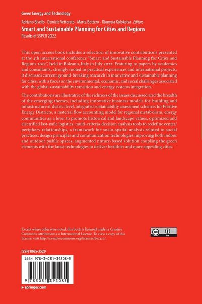 Produktbild: Smart and Sustainable Planning for Cities and Regions