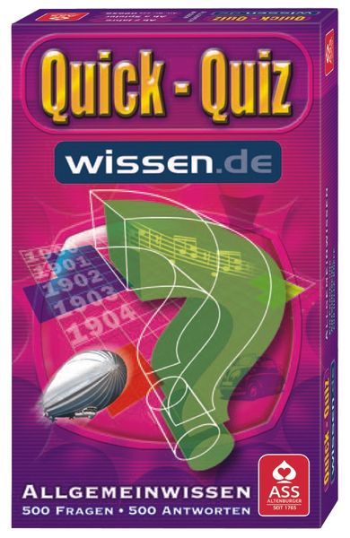 ASS Altenburger Spielkarten Quick-Quiz wissen.de Trivia Game