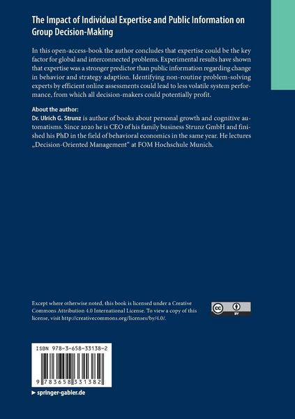 Produktbild: The Impact of Individual Expertise and Public Information on Group Decision-Making
