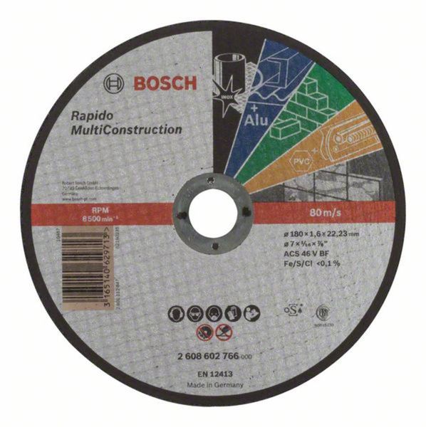 Bosch Accessories 2608602766 Trennscheibe gerade 180mm 1St.