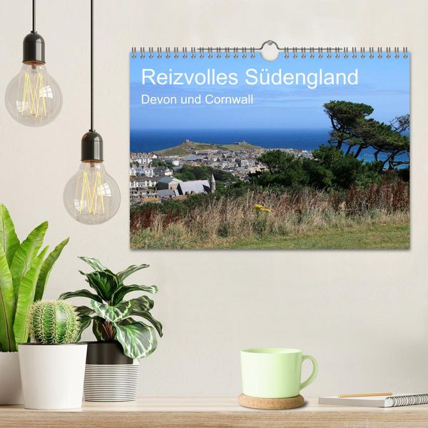 Produktbild: Reizvolles S&uuml;dengland Devon und Cornwall (Wandkalender 2026 DIN A4 quer), CALVENDO Monatskalender