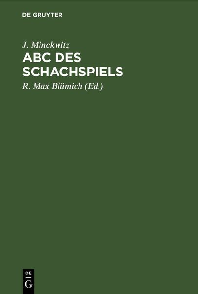 Produktbild: Abc des Schachspiels