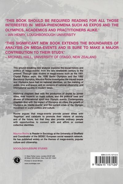 Produktbild: Megaevents and Modernity