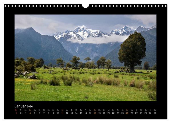 Produktbild: Neuseeland - Wunderwelt der Natur (Wandkalender 2026 DIN A3 quer), CALVENDO Monatskalender