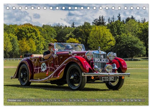 Produktbild: Historischer Rennsport - vom Feinsten (Tischkalender 2026 DIN A5 quer), CALVENDO Monatskalender