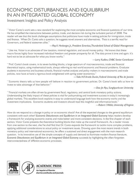 Produktbild: Economic Disturbances and Equilibrium in an Integrated Global Economy