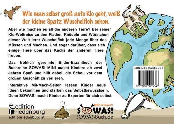 Produktbild: So gehen die Tiere gro&szlig; aufs Klo! Mit dem Wuschelfloh auf Klo-Weltreise
