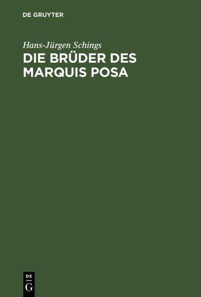 Produktbild: Die Br&uuml;der des Marquis Posa