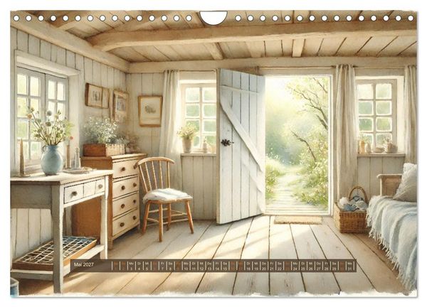 Produktbild: Im kleinen Cottage (Wandkalender 2027 DIN A4 quer), CALVENDO Monatskalender