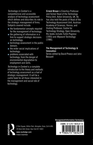 Produktbild: Technology in Context