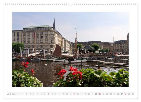 Produktbild: Hamburger Impressionen 2026 (hochwertiger Premium Wandkalender 2026 DIN A2 quer), Kunstdruck in Hochglanz