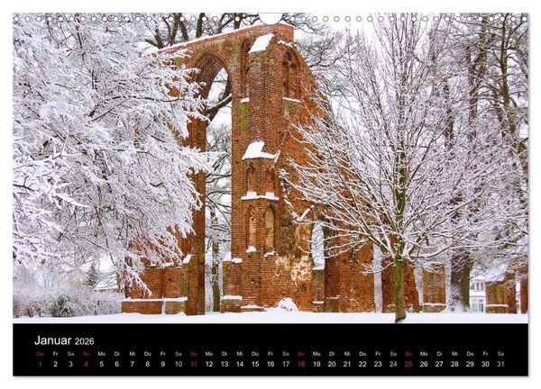 Produktbild: Univerit&auml;ts- und Hansestadt Greifswald (Wandkalender 2026 DIN A3 quer), CALVENDO Monatskalender