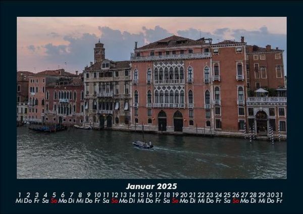 Produktbild: Venedig 2025 Fotokalender DIN A5