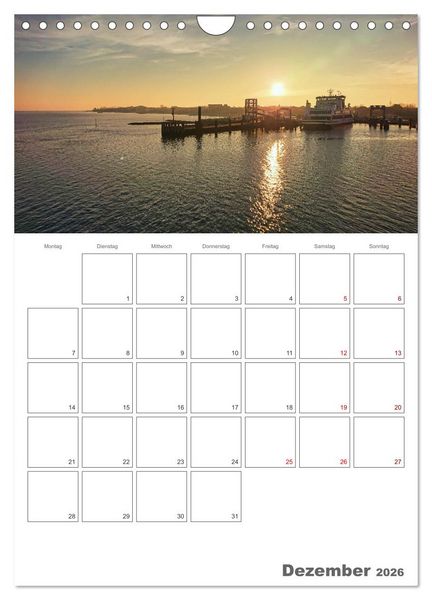 Produktbild: F&ouml;hr &hellip; verliebt in die Insel (Wandkalender 2026 DIN A4 hoch), CALVENDO Monatskalender
