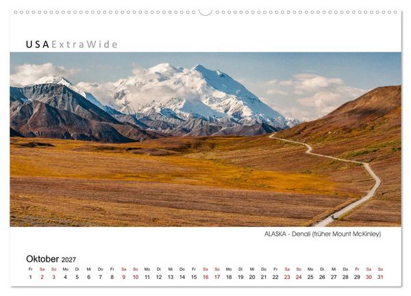 Produktbild: Entdeckungsreise durch ALASKA (hochwertiger Premium Wandkalender 2027 DIN A2 quer), Kunstdruck in Hochglanz