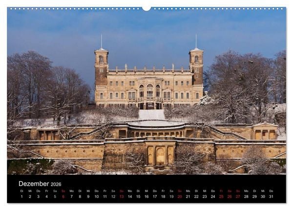 Produktbild: S&auml;chsische Burgen und Schl&ouml;sser (hochwertiger Premium Wandkalender 2026 DIN A2 quer), Kunstdruck in Hochglanz