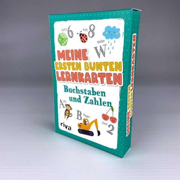 Produktbild: Meine ersten bunten Lernkarten - Buchstaben und Zahlen