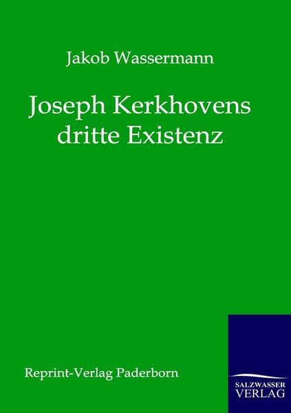 Produktbild: Joseph Kerkhovens dritte Existenz