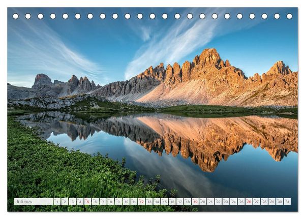 Produktbild: Faszinierende Bergwelten (Tischkalender 2026 DIN A5 quer), CALVENDO Monatskalender