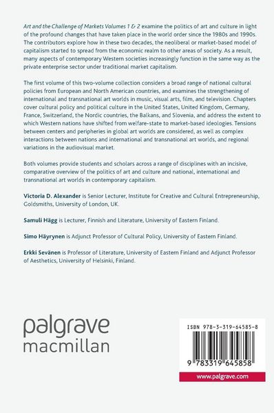 Produktbild: Art and the Challenge of Markets Volume 1