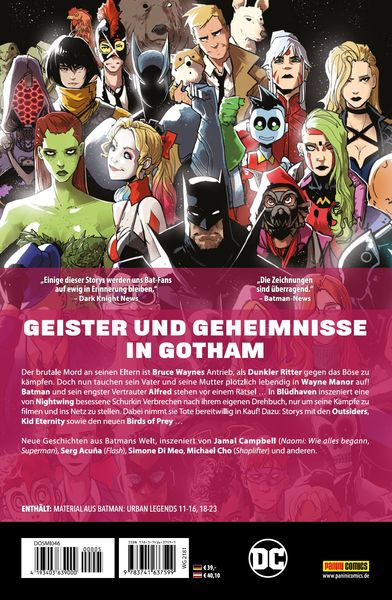 Produktbild: Batman: Urban Legends - Die Geister von Gotham