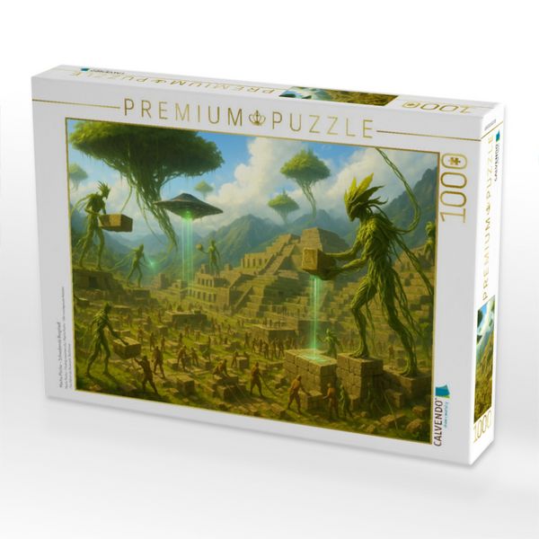 Produktbild: CALVENDO Puzzle Machu Picchu - Schwebende Bergstadt | 1000 Teile Lege-Gr&ouml;&szlig;e 64x48cm Foto-Puzzle f&uuml;r gl&uuml;ckliche Stunden