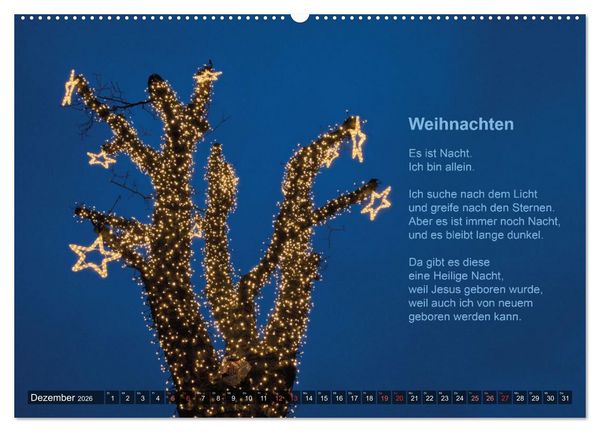 Produktbild: Im Rhythmus der Jahreszeiten und des Kirchenjahres (Wandkalender 2026 DIN A2 quer), CALVENDO Monatskalender