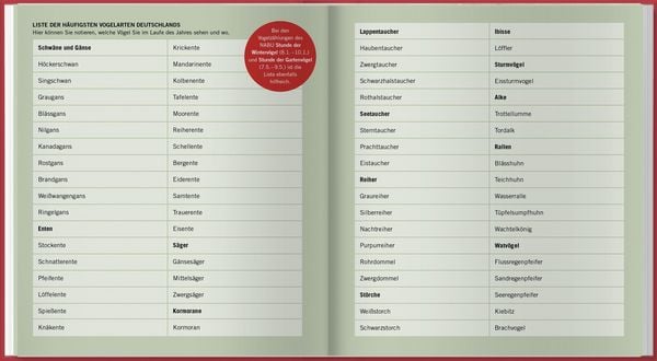 Produktbild: Der illustrierte Vogelkalender 2027