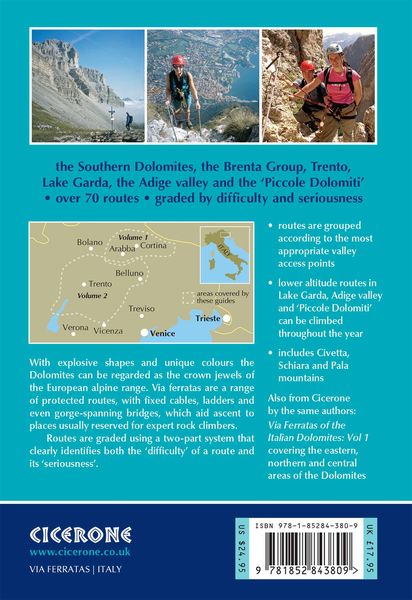 Produktbild: Via Ferratas of the Italian Dolomites: Vol 2