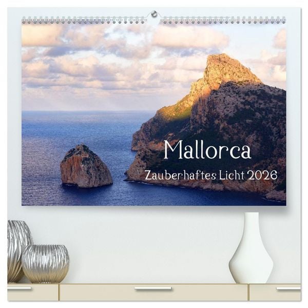 Produktbild: Mallorca Zauberhaftes Licht (hochwertiger Premium Wandkalender 2026 DIN A2 quer), Kunstdruck in Hochglanz