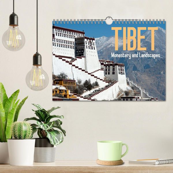 Produktbild: Tibet Monastery and landscapes (Wall Calendar 2026 DIN A4 landscape), CALVENDO 12 Month Wall Calendar