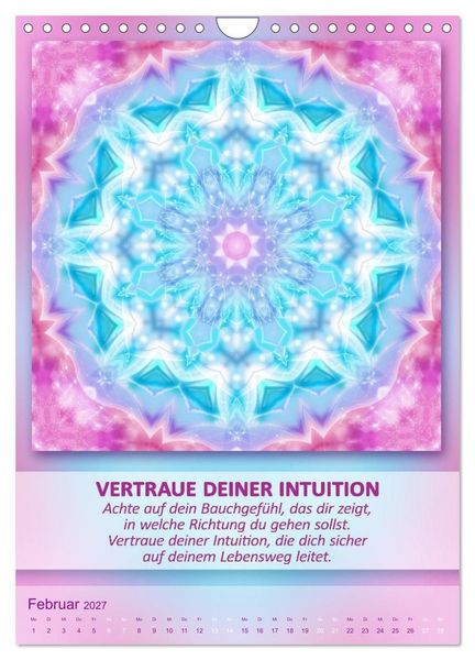 Produktbild: Light Energy Mandalas - Kalender - Vol. 2 (Wandkalender 2027 DIN A4 hoch), CALVENDO Monatskalender