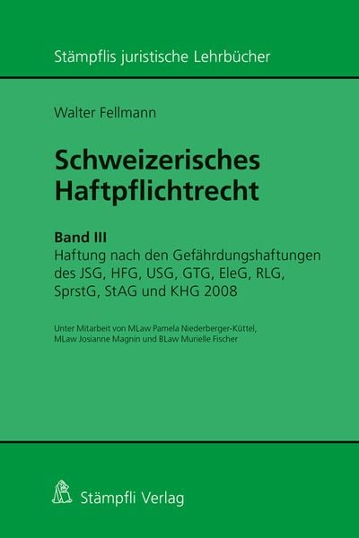Produktbild: Schweizerisches Haftpflichtrecht