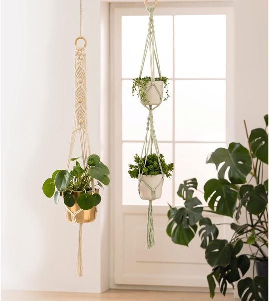 Produktbild: Folia Makramee Set URBAN JUNGLE, 7-teilig