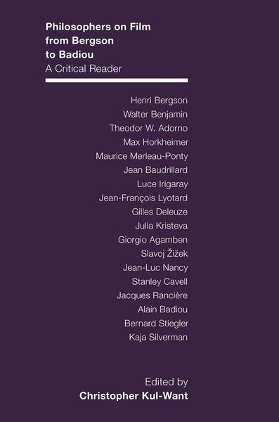 Produktbild: Philosophers on Film from Bergson to Badiou