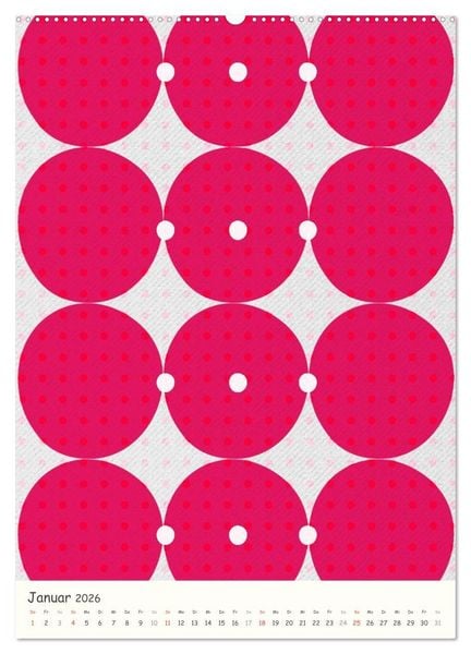 Produktbild: Punkt Punkt Punkt (Wandkalender 2026 DIN A2 hoch), CALVENDO Monatskalender