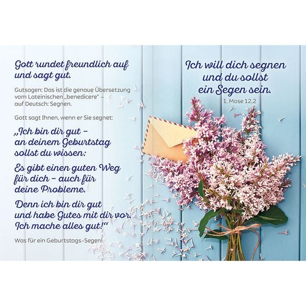 Produktbild: Segensgr&uuml;&szlig;e zum Geburtstag