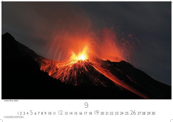 Produktbild: Vulkane Kalender 2027 &ndash; Wandkalender | Fotokalender Naturkalender 35x50cm Grosses Format | . mit atemberaubenden Vulkan- und Naturfotografien | Perfekt f&uuml;r Vulkanliebhaber & Natursch&auml;tze.