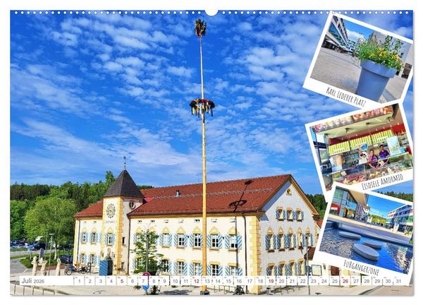 Produktbild: Mein Geretsried - Isarstadt im oberbayerischen Landkreis Bad T&ouml;lz-Wolfratshausen (Wandkalender 2026 DIN A2 quer), CALVENDO Monatskalender