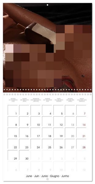 Produktbild: Eau Nue (Calendrier mural carr&eacute; 2026 30x30 cm) Calendrier double avec une page pour vos prises de notes