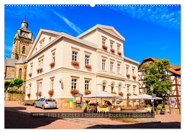 Produktbild: Bad Wildungen, Kurstadt mit Herz (hochwertiger Premium Wandkalender 2026 DIN A2 quer), Kunstdruck in Hochglanz