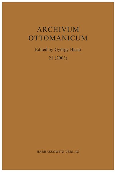 Produktbild: Archivum Ottomanicum 21 (2003)