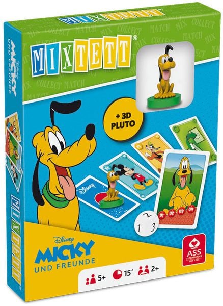 ASS Altenburger Spielkarten - Mixtett - Disney Mickey Mouse & Friends Set 2, Pluto