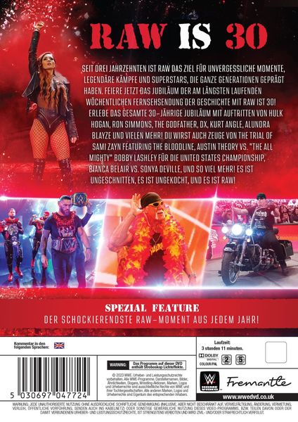 Produktbild: WWE: RAW IS 30 - 30th ANNIVERSARY SPECIAL