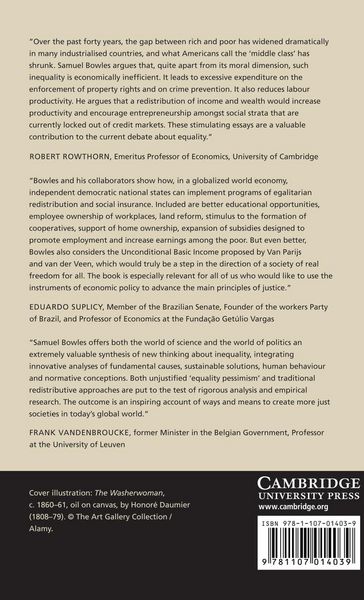 Produktbild: The New Economics of Inequality and Redistribution