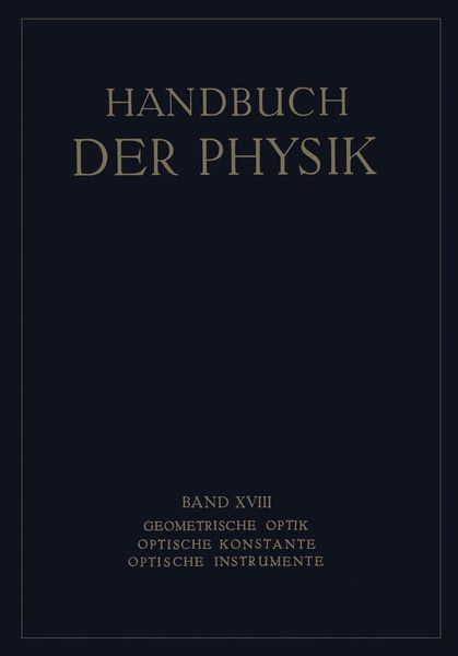 Produktbild: Geometrische Optik. Optische Konstante. Optische Instrumente