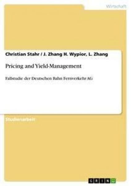 Produktbild: Pricing and Yield-Management